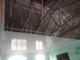 Tukang renovasi rumah pasang rangka baja ringan flapon PVC WPC dll