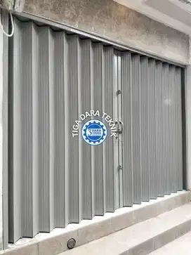 Terima pasang folding gate beragam ketebalan, harga terbaik