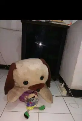 Boneka Doggy jumbo bonus boneka imut