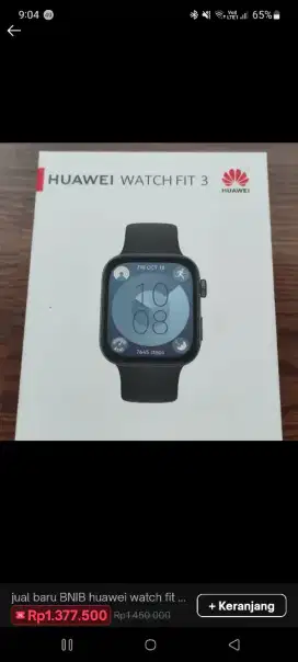 Smart watch Huawei fit 3