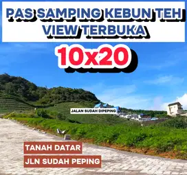 DIJUAL TANAH 10x20 SAMPING KEBUN TEH MALINO HIGHLAND