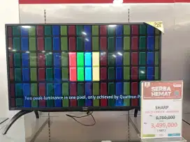 Credit SHARP LED 2T-C42EG1I Android DP 0, bunga 0%, gratis cicilan 1x