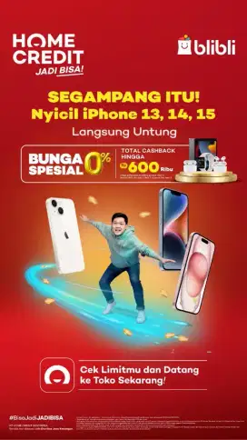 Segampang itu cicilan iPhone 14 new bunga 0%