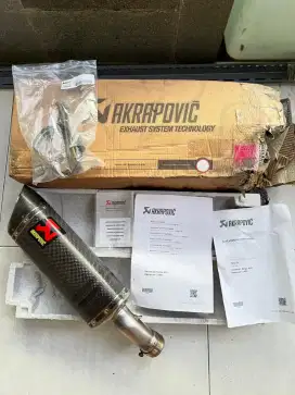 AKRAPOVIC ORIGINAL KNALPOT NINJA 250 FI -400CC