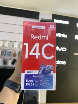 REDMI 14C 8/256 BLACK BARU MASIH TERSEGEL & BERGARANSI RESMI