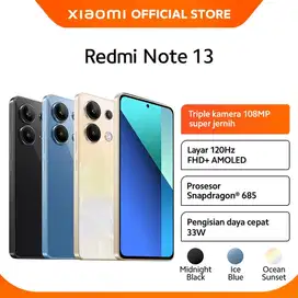 Xiaomi redmi note 13 8/128gb bisa cash/kredit tukar tambah