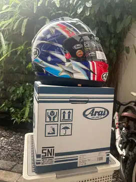 Helm Arai Full Face RX-7X 99 Nakano Red XL SNI