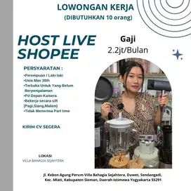 Lowongan Host Live