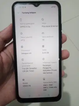 hp oppo a15s kondisi bekas