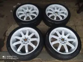 Velg r17 doble pcd 4x100&114 mulus nomonus hub wa