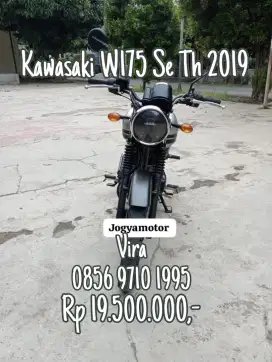 Kawasaki W175 Se Th 2019 cash or kredit harga bersahabat