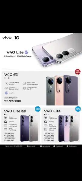 cicilan murah Vivo V40 gratis 2x angsuran