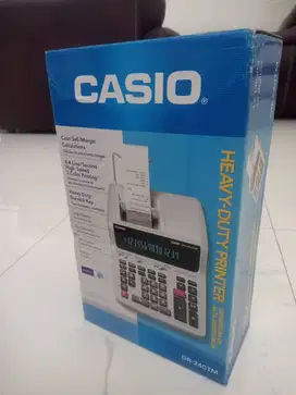 ORIGINAL CASIO PRINTING CALCULATOR DR-240 TM LISTRIK KALKULATOR PRINT