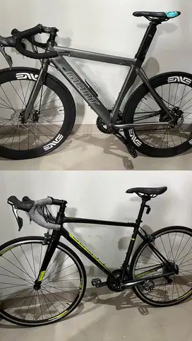 Jual murah aja 2 roadbike giant dan polygon stratos s4