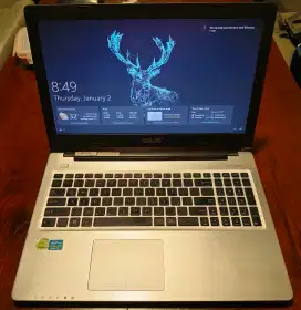 ASUS K56CM CORE i7 RAM 8GB DUAL SSD 256GB & 64GB NVIDIA GT 635M