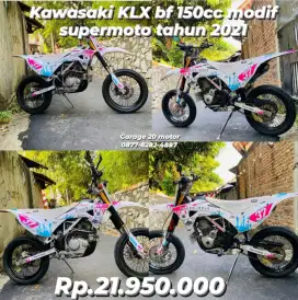 Kawasaki KLX BF 150cx modif super moto