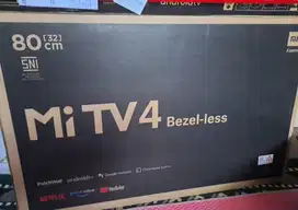 Xiaomi Mi TV 4 32 Bezel Less - Smart TV - Android TV Google Assistant