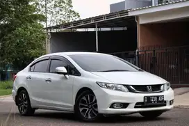 HONDA CIVIC FB2 1.8 AT 2015 PUTIH KM 132rb REAL FULL SERVICE RECORD.