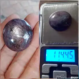 Natural Ruby Star purple super jumbo no memo 114carat