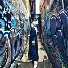Long Kebaya Navy