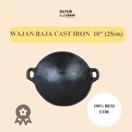 WAJAN BAJA COR 10 25CM/ WAJAN KUALI BAJA/ WOK BESI COR/ WAJAN JUMBO /