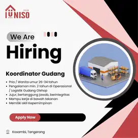 Loker Kepala Gudang Olshop