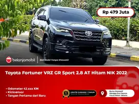 Toyota Fortuner VRZ GR Sport Kicksensor 2.8 AT Hitam NIK 2022 2023