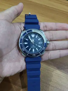 Jam Seiko Prospex Samurai Divers 200m Blue bukan Orient