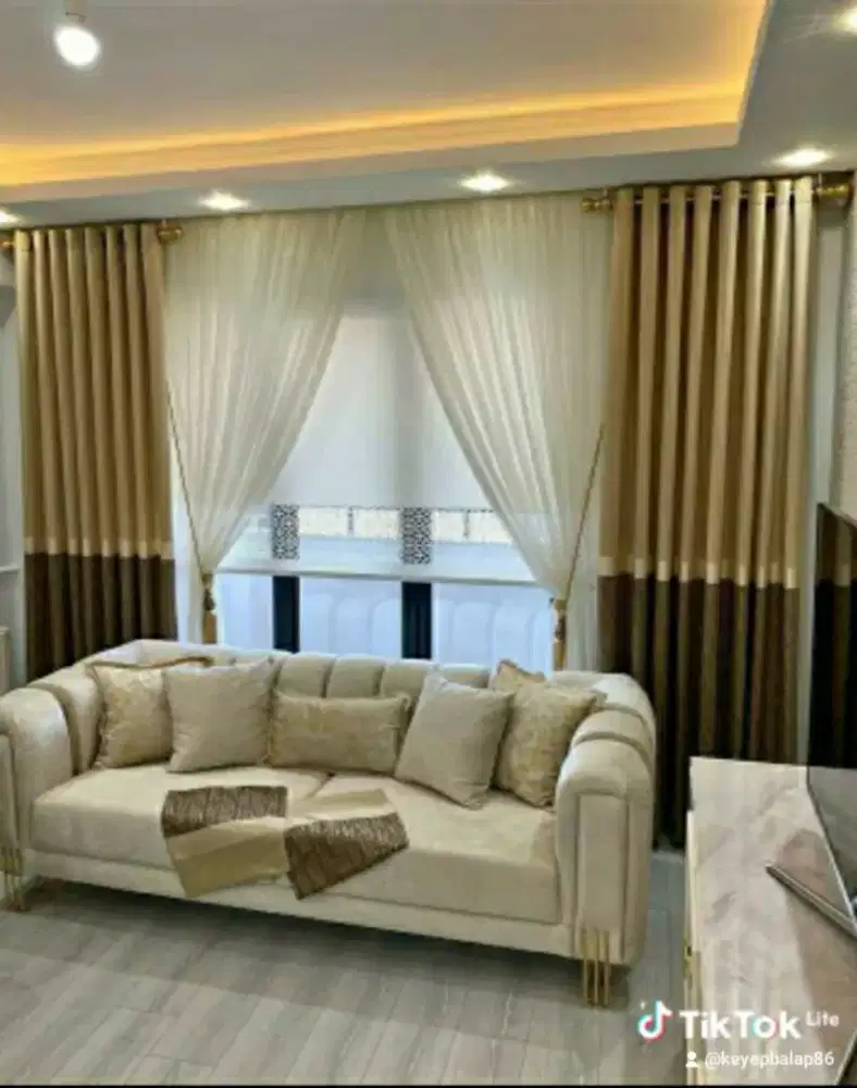 Pesan gorden rumah kantor apartemen geratis pasang