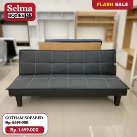 Sofa tidur bahan sintetis promo