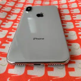 iPhone X 64GB silver ex pribadi BH baru 100%, normal iBox original