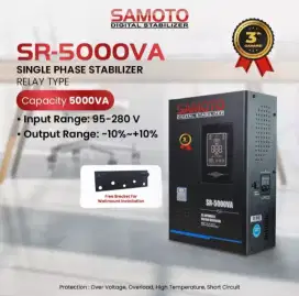 Stabilizer SAMOTO 5000 AVR Stabilizer Relay Type SR5Kva