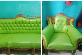 sofa jati bekas