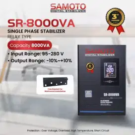Stabilizer SAMOTO 8000 AVR Stabilizer Relay Type SR8Kva