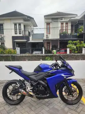 YZF R25 BLUE YAMAHA TAHUN 2014 FULL MODIF ISTIMEWA SURAT LENGKAP