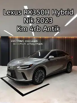 Lexus RX350H Hybrid 2023 Abu-abu Metalik B2606OL Luxury Sonic Titanium