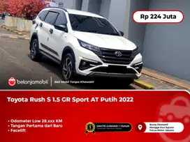 [ LOW KM 28RB ] Toyota Rush S 1.5 GR Sport AT Facelift Putih 2022/2023