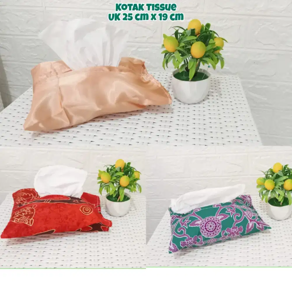 Sarung tissue dekorasi ruang tamu