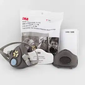 Masker 3M 3200 Full Set - Masker Safety Respirator