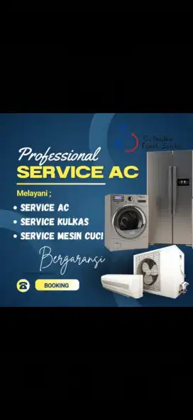 Service Servis AC Mesin cuci Kulkas Bergaransi panggilan