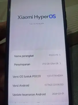 Poco F3 8/256 Mulus