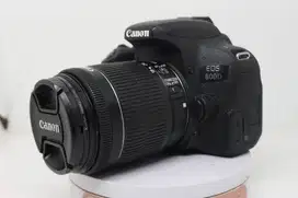 KAMERA canon 800D SC 2RB-an 18-55mm WIFI murah mulus hitam