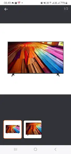 LG 65 inci led 4k smarttv 65ut8050