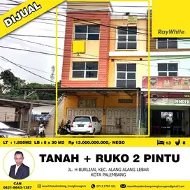 DIJUAL 2 UNIT RUKO + TANAH LUAS