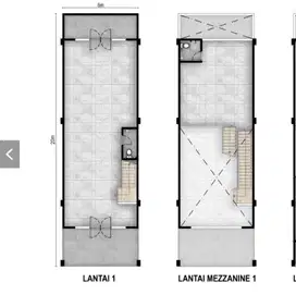 DISEWAKAN Ruko 6x20 Dekat Tokyo Apart di Marina Bay Loft PIK2