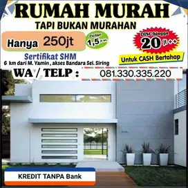 RUMAH MURAH , BUKAN MURAHAN LOKASI SEMPAJA BATU BESAUNG. SHM