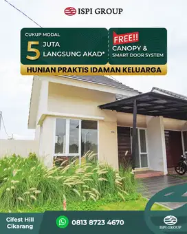 Hujan Promo Rumah Cluster Cifest Hill Cikarang Selatan