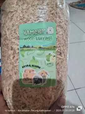 Wood shavings pewangi kandang hamster