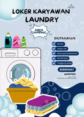 Lowongan Kerja Loundry