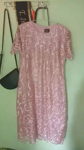 Dress code merk Ajc collection warna Dusty pink